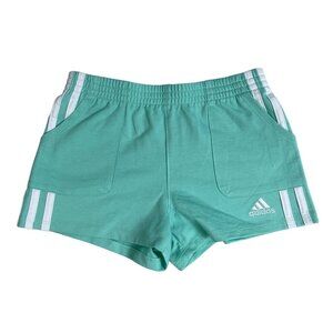 Adidas Youth Girl's Teal Shorts Sz 6x - NWT
